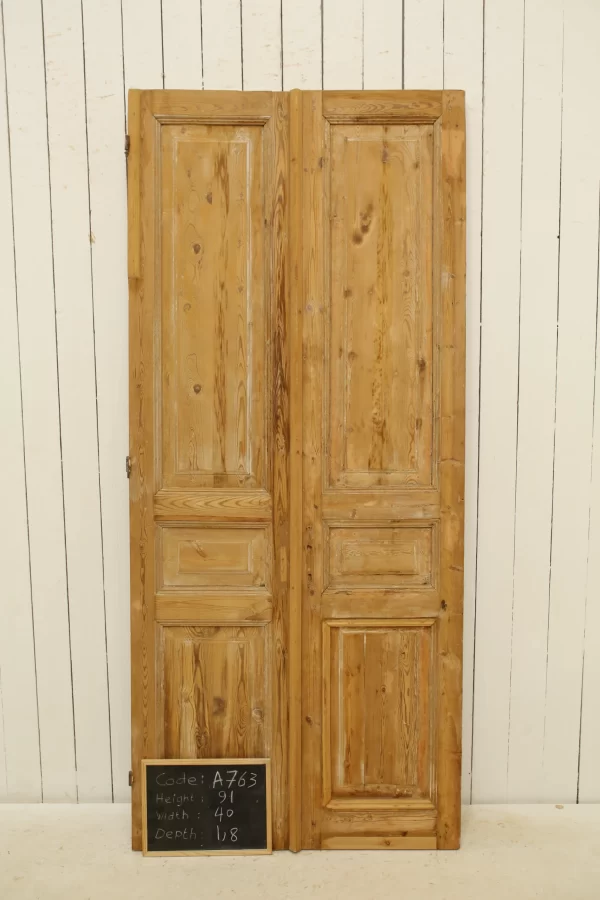 Antique French panel door - lot A763