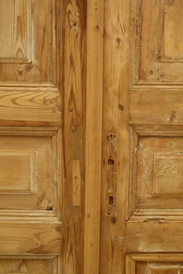 Antique French panel door - lot A763 - Image 4