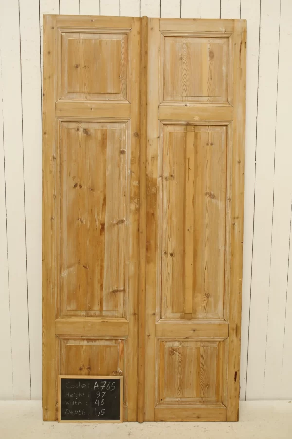 Antique French panel door - lot A764