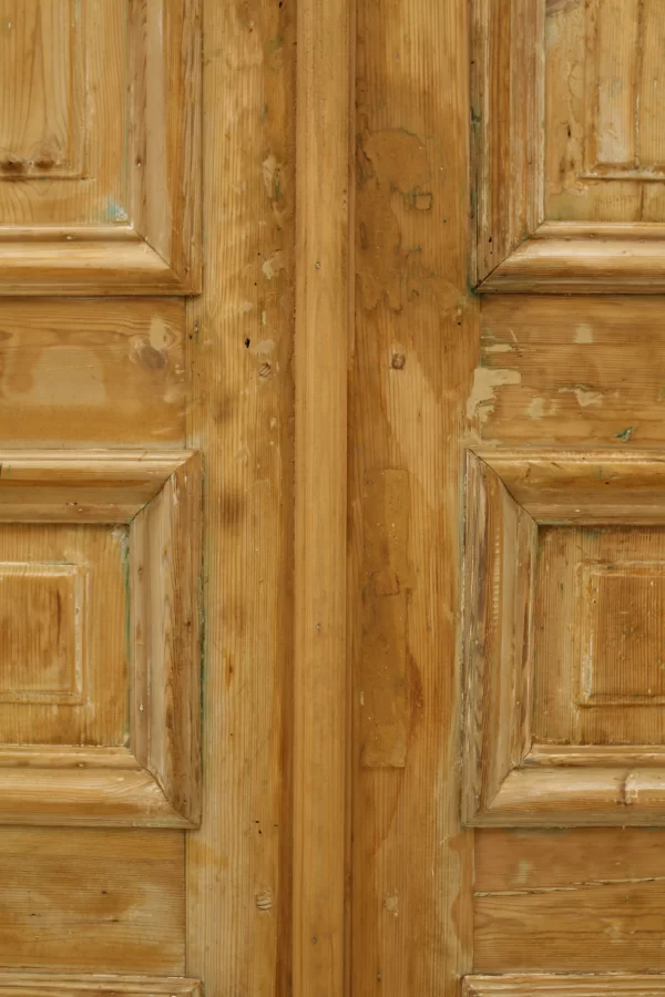 Antique French panel door - lot A770 - Image 4