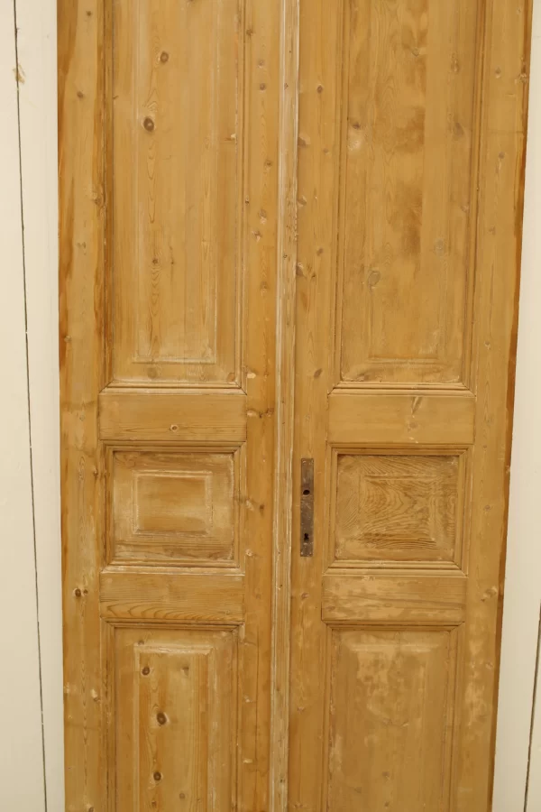 Antique French panel door - lot A778 - Image 5