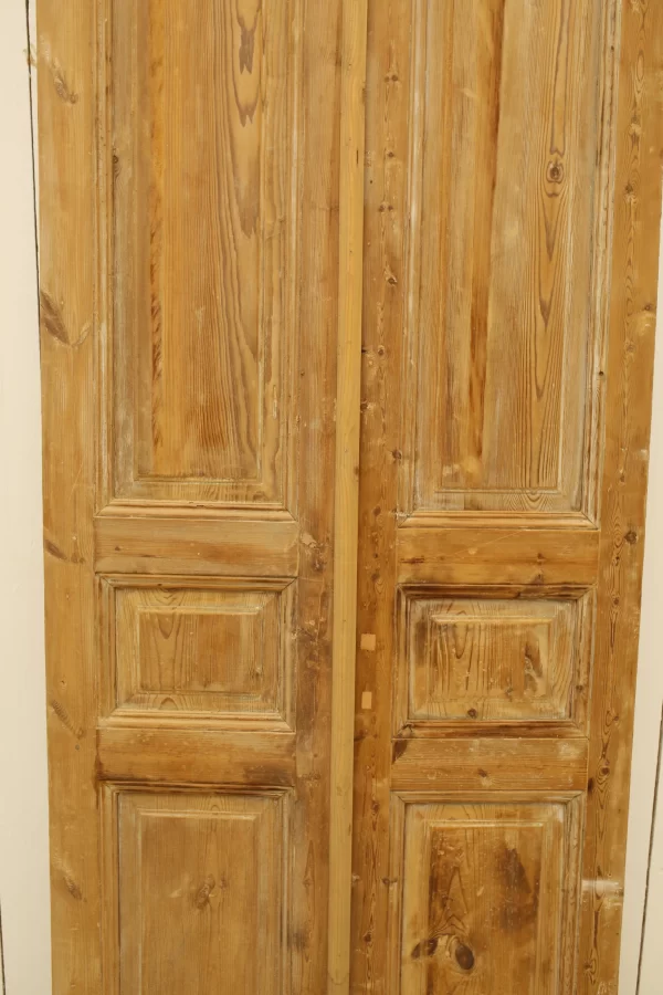 Antique French panel door - lot A781 - Image 5