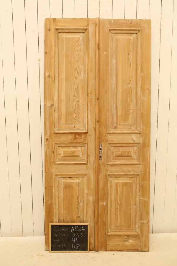 Antique French panel door - lot A824