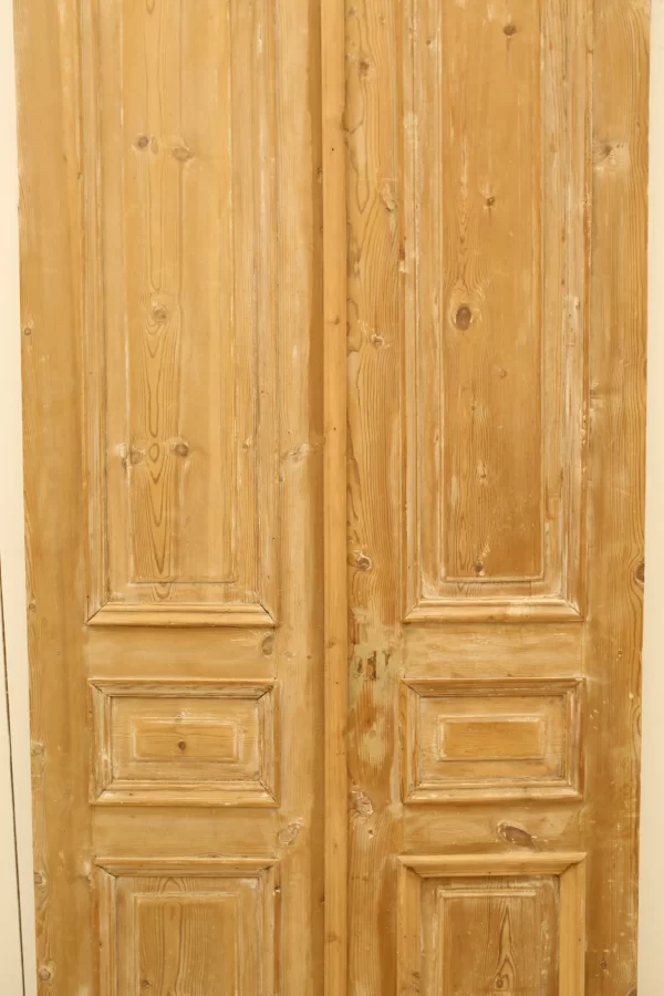 Antique French panel door - lot A829 - Image 5