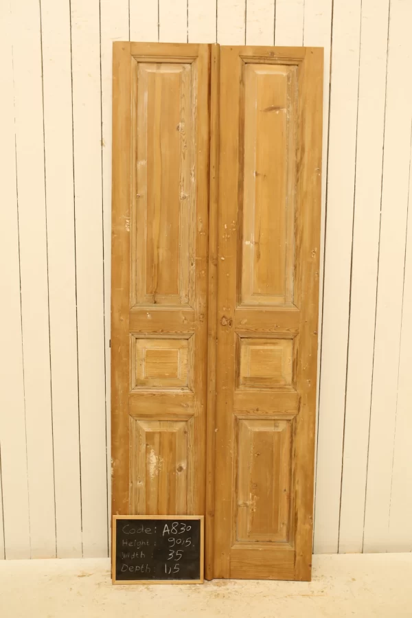 Antique French panel door - lot A830