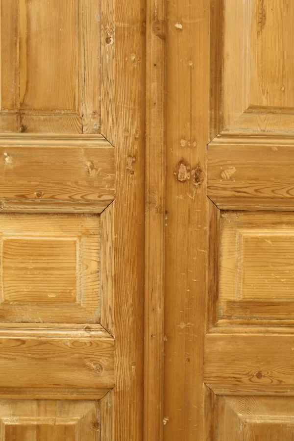 Antique French panel door - lot A830 - Image 4