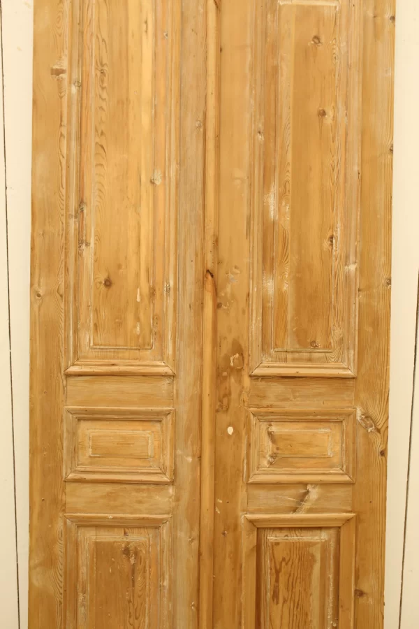 Antique French panel door - lot A833 - Image 5