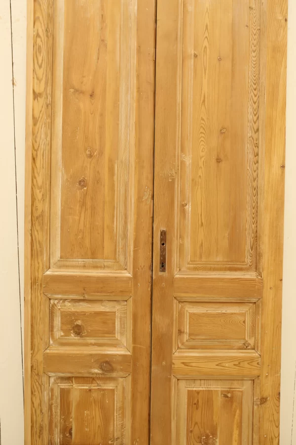 Antique French panel door - lot A837 - Image 4