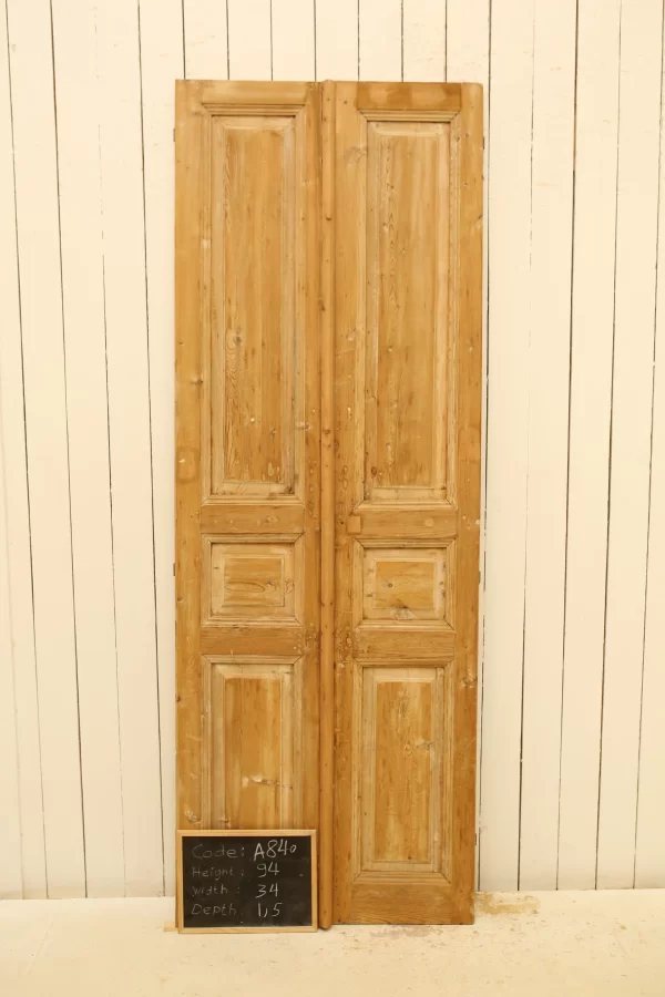 Antique French panel door - lot A840