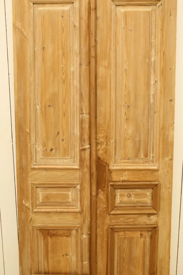 Antique French panel door - lot A842 - Image 3