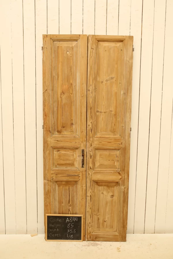 Antique French panel door - lot A844 - Image 3