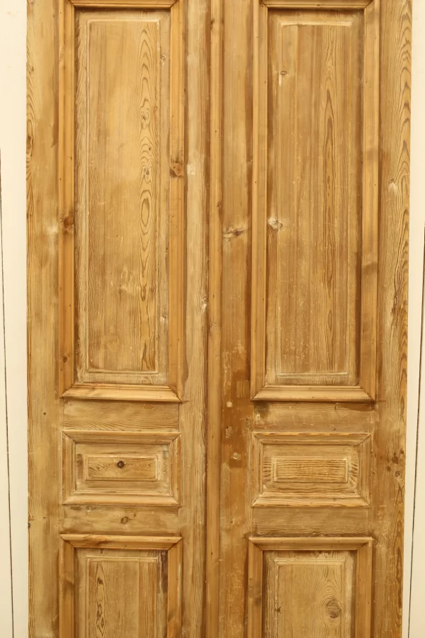 Antique French panel door - lot A846 - Image 5