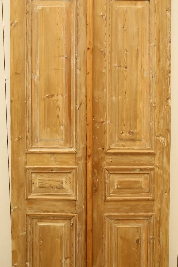 Antique French panel door - lot A848 - Image 5