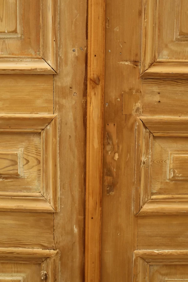 Antique French panel door - lot A848 - Image 4