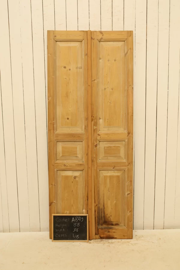 Antique French panel door - lot A849