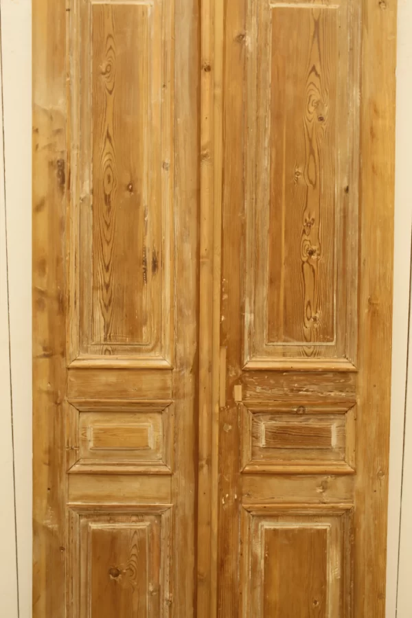 Antique French panel door - lot A850 - Image 4