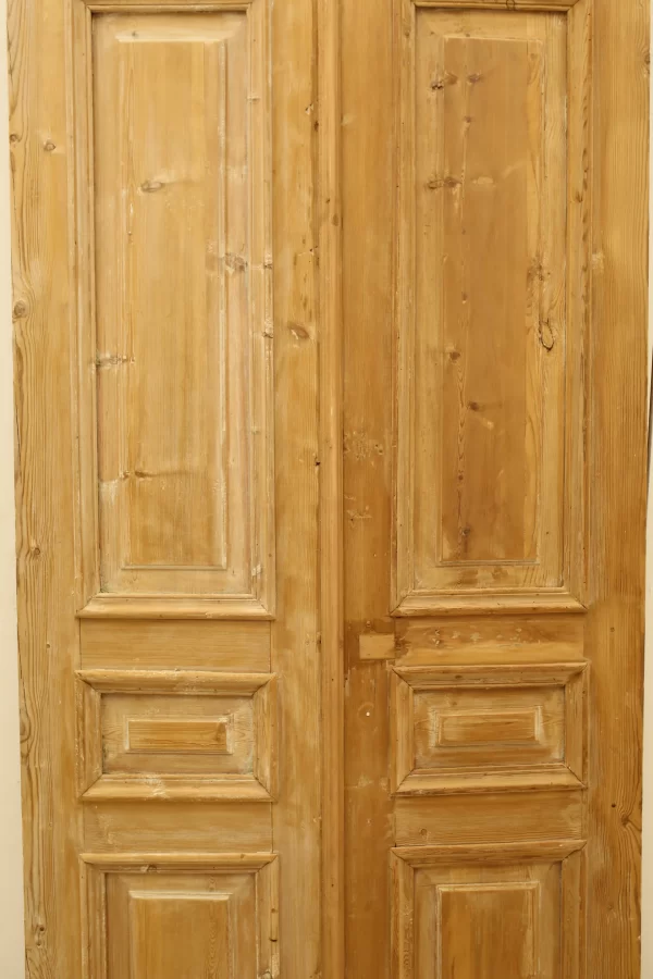 Antique French panel door - lot A855 - Image 5