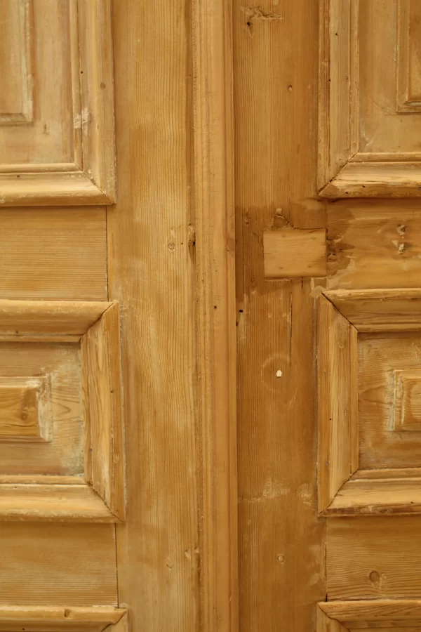 Antique French panel door - lot A855 - Image 2