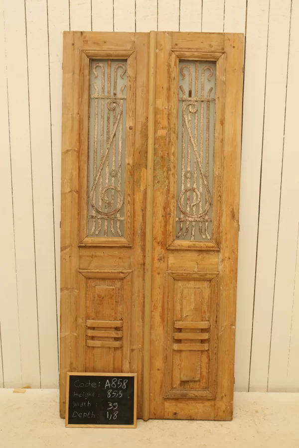 Antique French door - lot A858