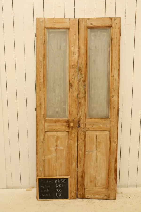 Antique French door - lot A858 - Image 4