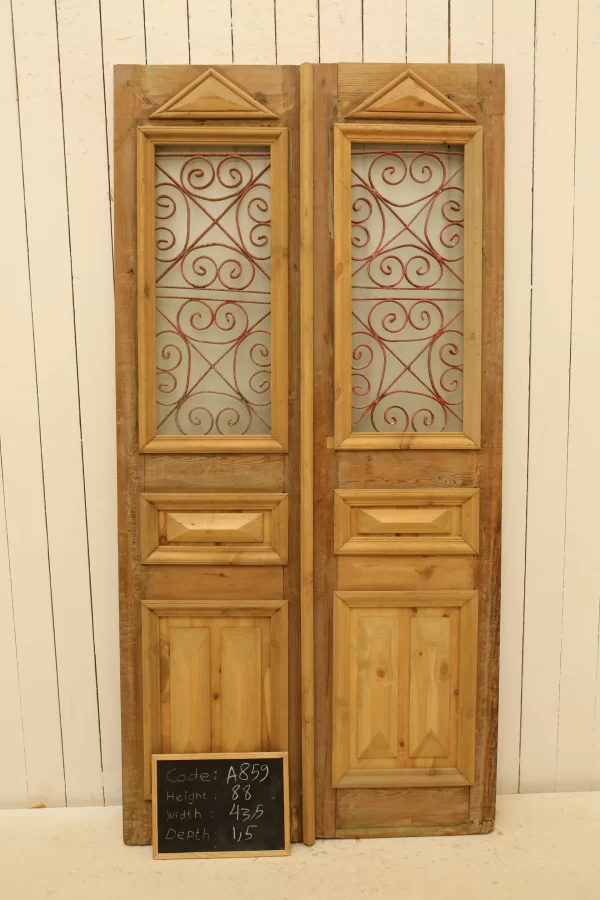 Antique French door - lot A859