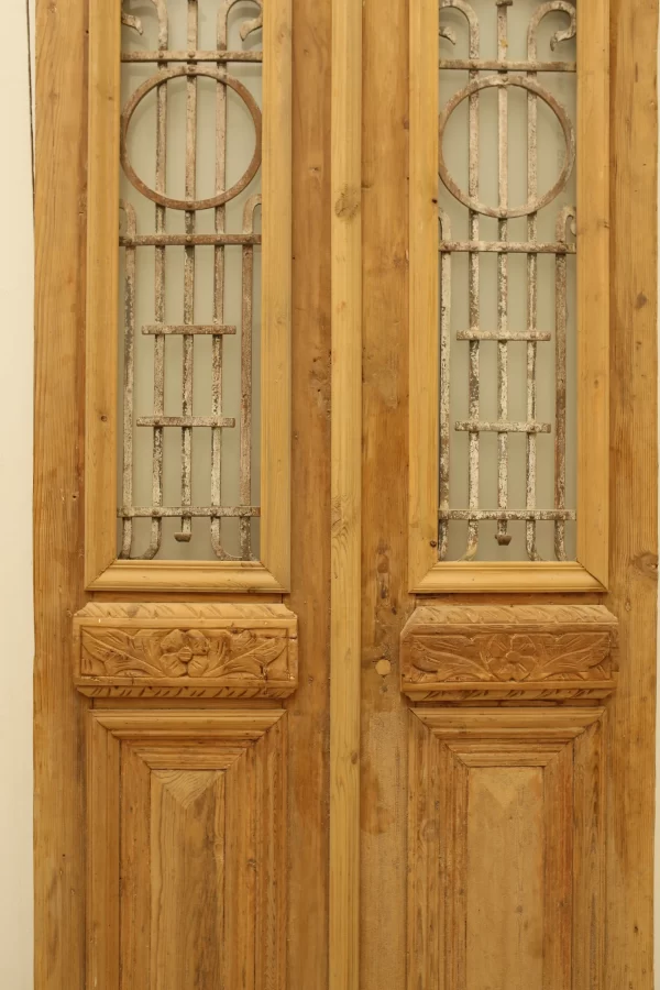 Antique French door - lot A861 - Image 2