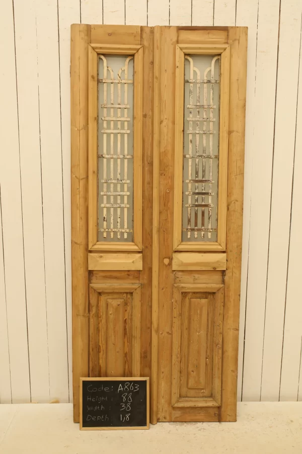 Antique French door - lot A863