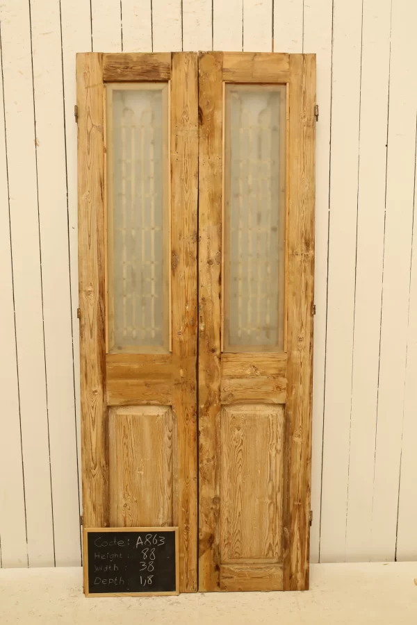 Antique French door - lot A863 - Image 4