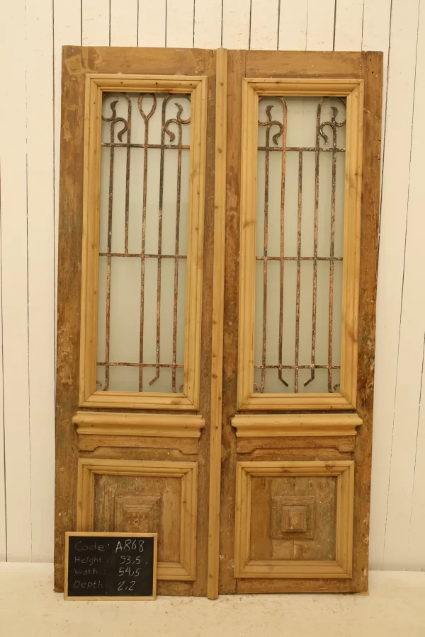 Antique French door - lot A868