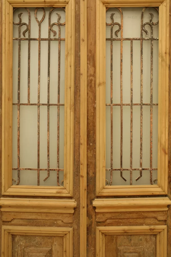 Antique French door - lot A868 - Image 2