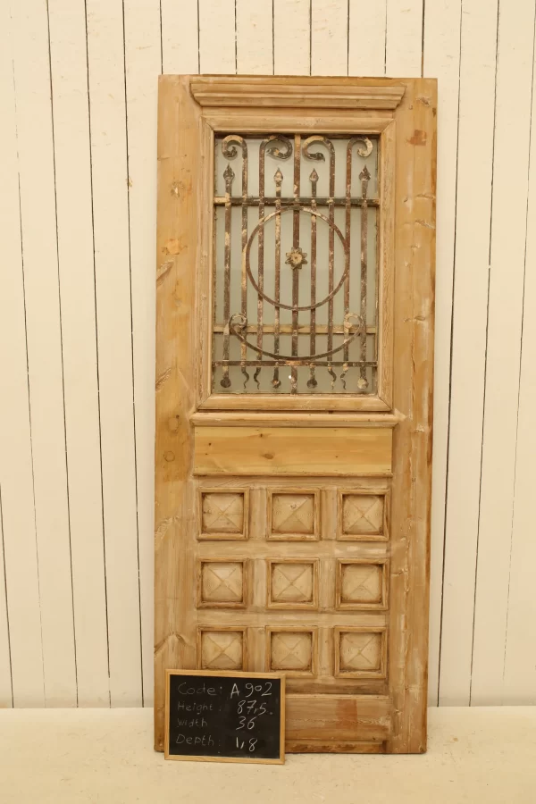 Antique French door - lot A902