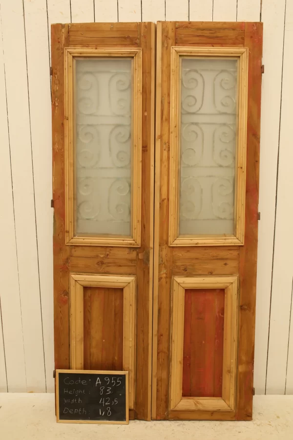 Antique French door - lot A955 - Image 5