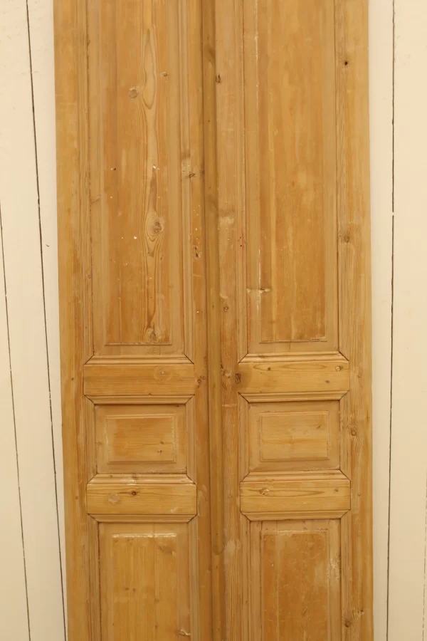 Antique French panel door - lot A957 - Image 3