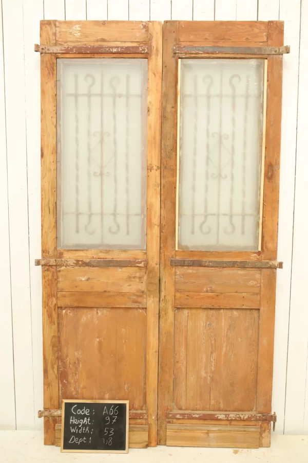 Antique French door - lot A66 - Image 2