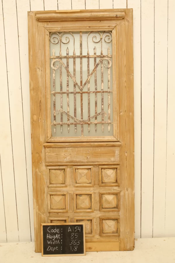 Antique French door - lot A154