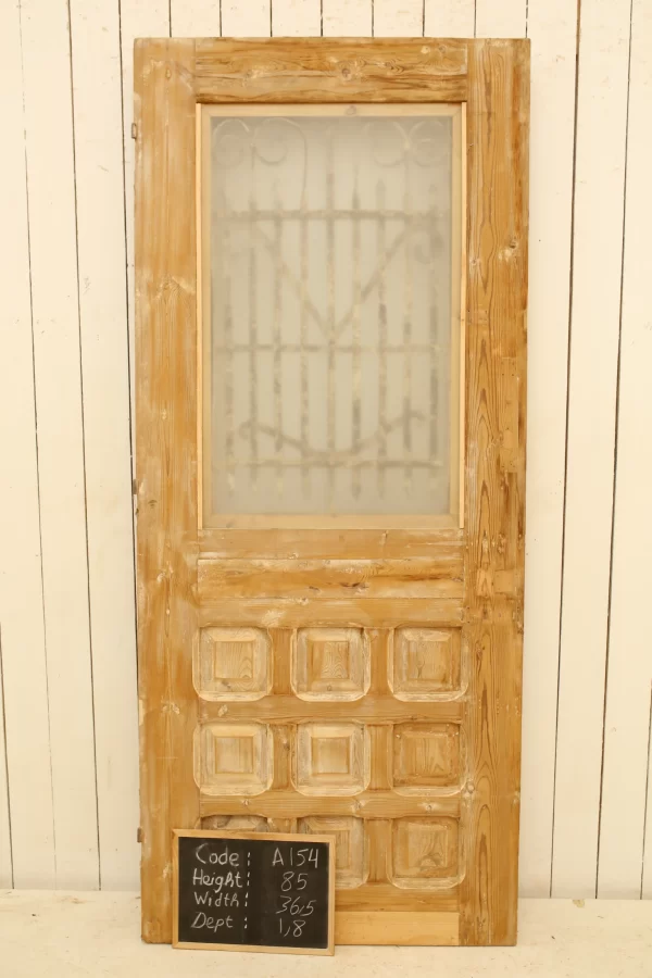 Antique French door - lot A154 - Image 2