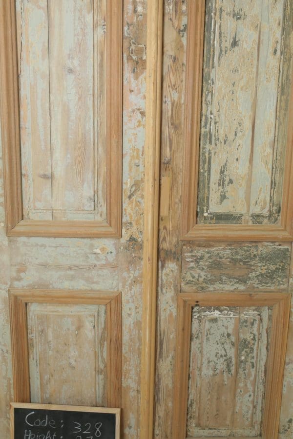 Antique French Wood Door (Set) - Lot 328 - Image 2