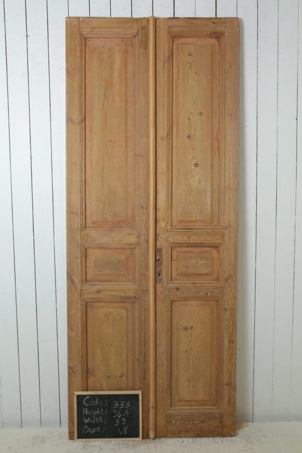 Antique French Wood Door (Set) - Lot 333