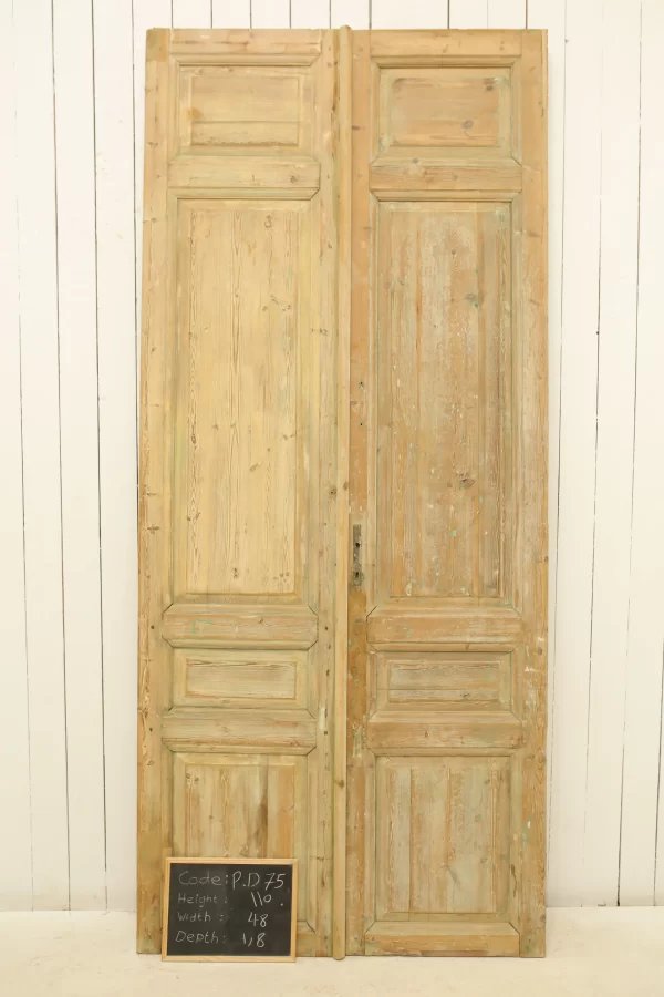 Antique French panel door - lot PD75