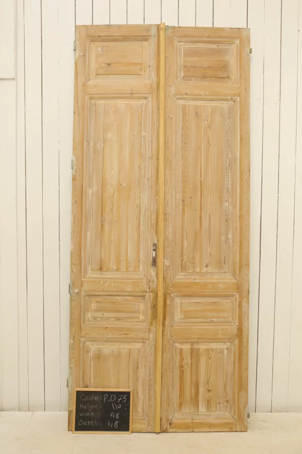 Antique French panel door - lot PD75 - Image 2